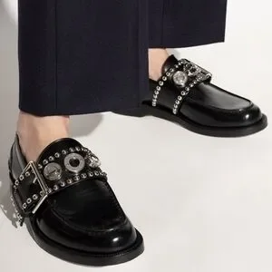Burberry | Shoes | Burberry Black Marita Loafers Size 42  display picture 3